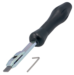 Remove heavy corrosion from brake discs and calipers quickly and easily with this new brake disc lip removal tool 