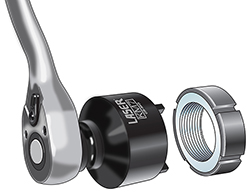New from Laser Tools: internal and external KM Lock Nut socket sets 
