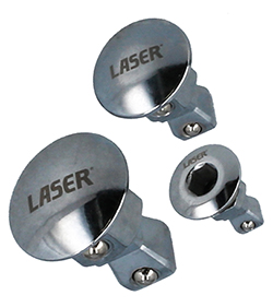 New from Laser Tools: Square Drive Adaptors with wobble function for enhanced access in tight spaces
