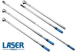 Four new heavy-duty torque wrenches from Laser Tools — designed for high-torque applications