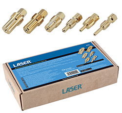 Quickly and easily restore exhaust sensor port threads with this thread chaser set