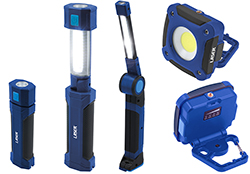 Illuminate any job with these professional-grade, rechargeable work lamps from Laser Tools 