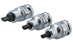 Compact hub clamp spreader sockets for MacPherson strut work