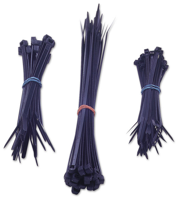 Laser Tools 2198 Cable Tie Set - 3 Sizes 75pc