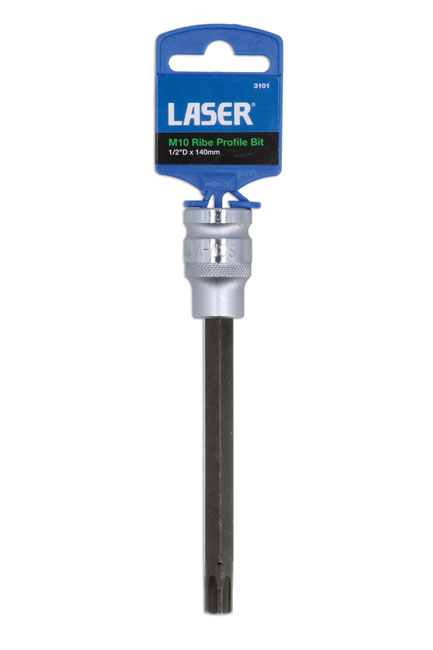 Laser Tools 3101 Ribe Profile Bit 1/2"D M10
