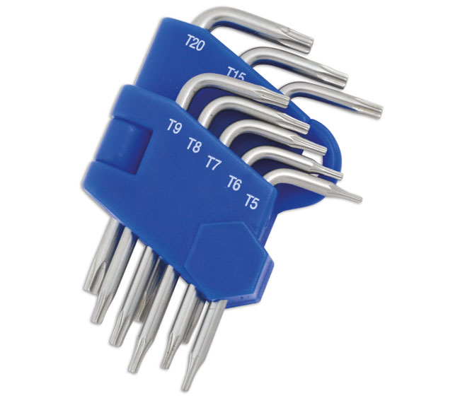 Laser Tools 4197 Tamperproof Star Key Set 8pc