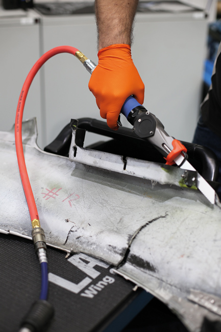 Laser Tools 4834 High Vis Air Line Whip/Leader Hose 600mm x 10mm