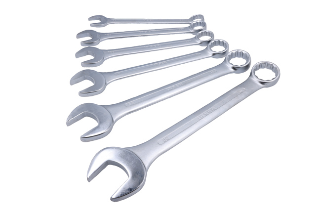 Laser Tools 4887 Jumbo Combination Spanner Set 6pc