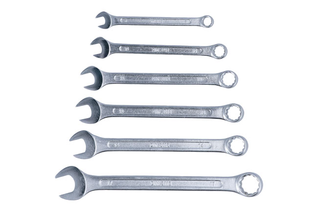 Laser Tools 5007 Combination Spanner Set - 6pc - Metric