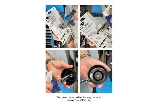 Laser Tools 5199 Oil Filter Wrench 3/8"D - 80mm x 14 Flutes