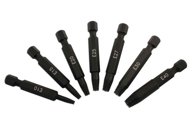 Laser Tools 5964 Extractor Set for Torx® Fixings 7pc