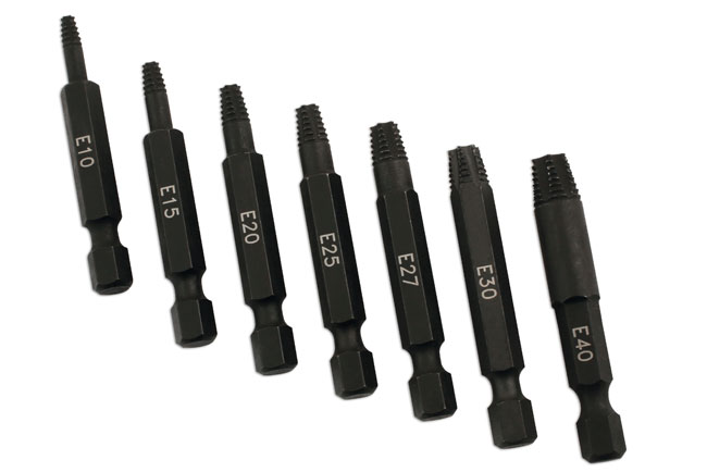 Laser Tools 5964 Extractor Set for Torx® Fixings 7pc