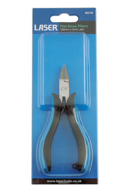 Laser Tools 6018 Flat Nose Pliers 130mm