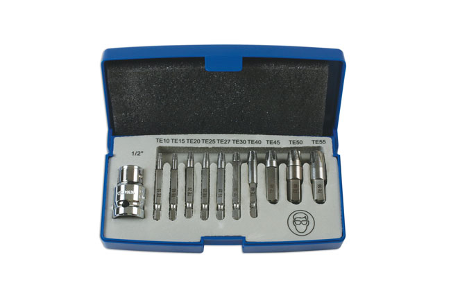 Laser Tools 6080 Extractor Set for Torx® Fixings 11pc