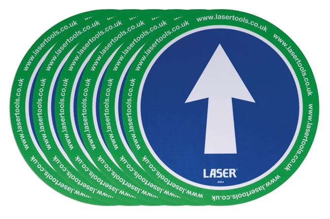 Laser Tools 61703 Laser Tools Floor Sticker Arrow Direction 6pc x 2
