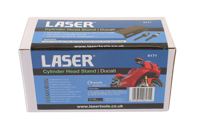 Laser Tools 6171 Cylinder Head Stand - for Ducati