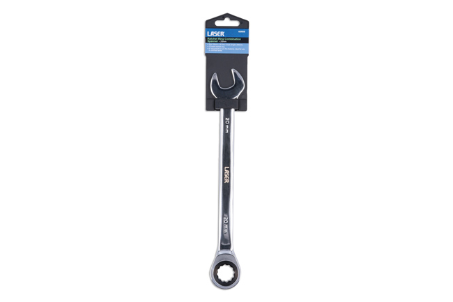 Laser Tools 62655 Ratchet Ring Combination Spanner 20mm