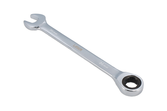 Laser Tools 62655 Ratchet Ring Combination Spanner 20mm