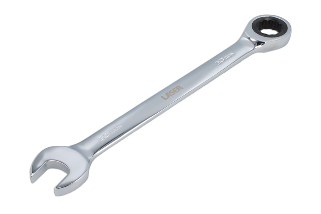 Laser Tools 62660 Ratchet Ring Combination Spanner 30mm