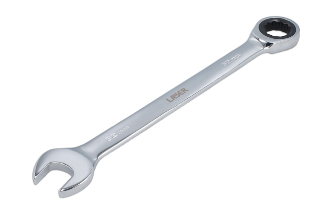 Laser Tools 62661 Ratchet Ring Combination Spanner 32mm