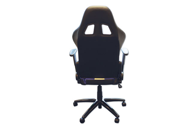 Laser Tools 6654 Laser Tools Racing Chair - Blue & White Stripe