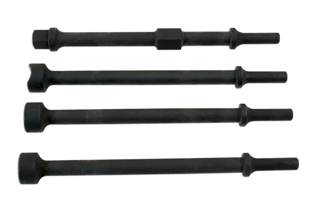 Laser Tools 6677 Vibro Air Chisel Set 4pc