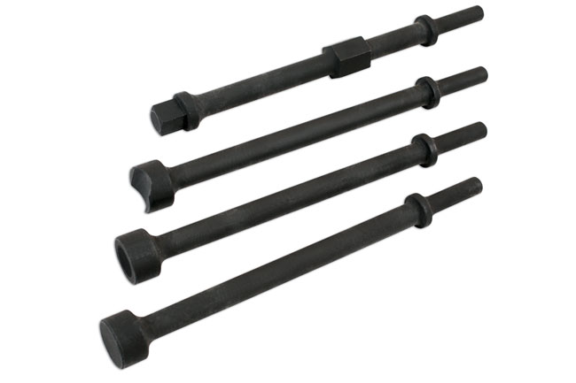 Laser Tools 6677 Vibro Air Chisel Set 4pc