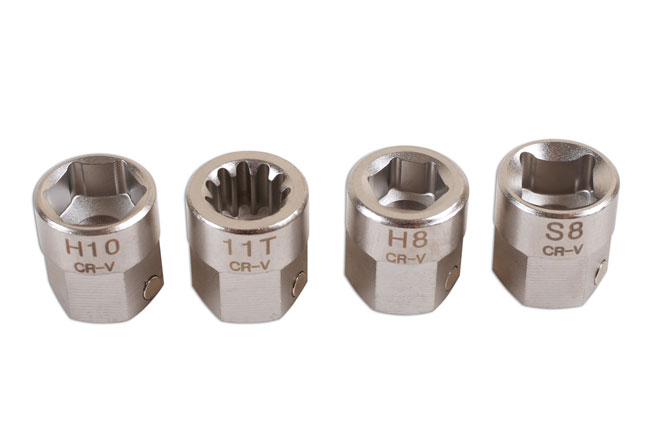 Laser Tools 6763 Brake Caliper Socket Set 4pc