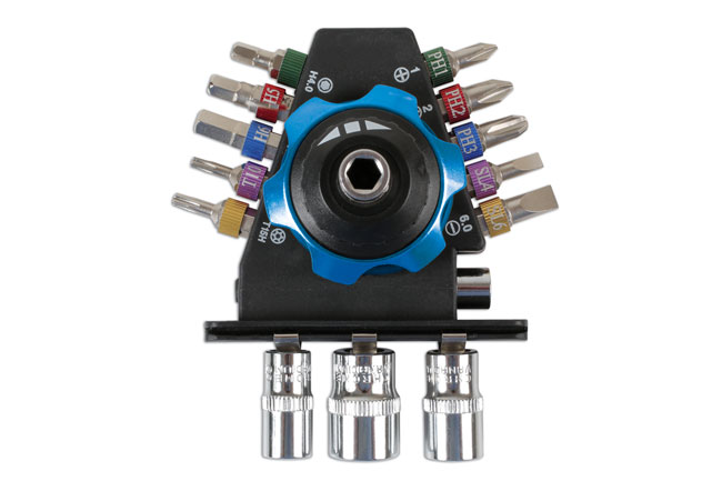 Laser Tools 6764 Palm Ratchet Kit 15pc