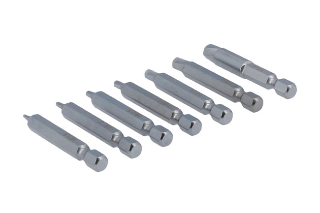 Laser Tools 6844 Damaged Hex Bolt Extractor Set 7pc