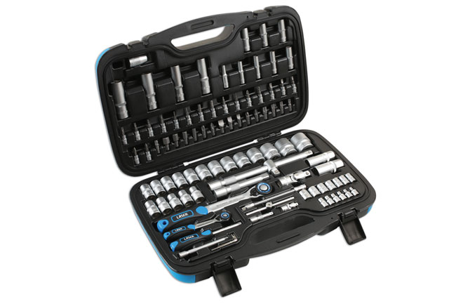 Laser Tools 6921 Socket Set 1/4"D, 1/2"D 95pc