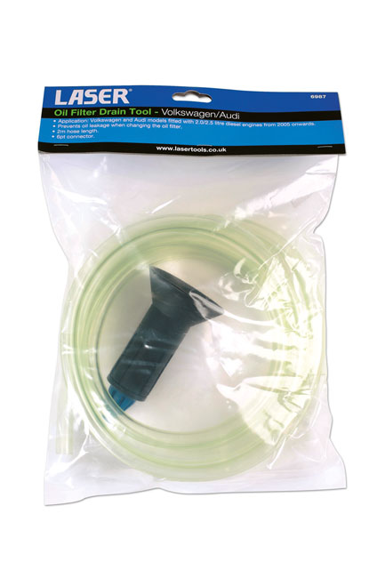 Laser Tools 6987 Oil Filter Drain Tool - for VAG