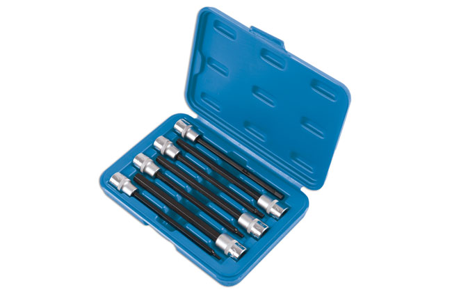 Laser Tools 6995 Extra Long Hex Socket Bit Set 3/8"D 7pc