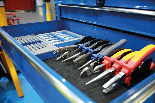 Laser Tools 7245 Pliers Storage Rack 300mm