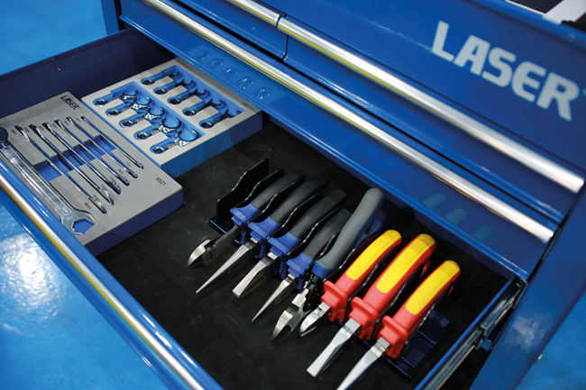 Laser Tools 7245 Pliers Storage Rack 300mm
