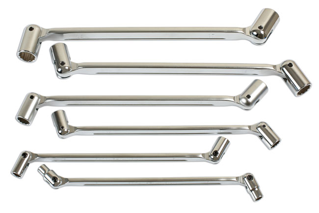 Laser Tools 7256 Flexible Socket Spanner Set 6pc