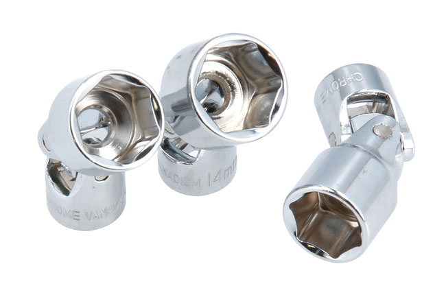 Laser Tools 7281 Universal Joint Socket Set 1/4"D 12pc