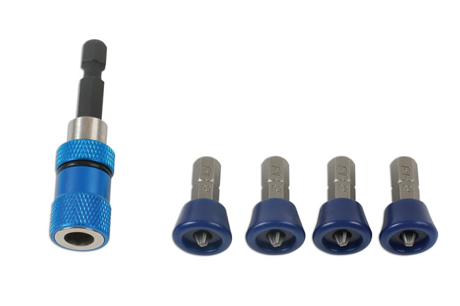 Laser Tools 7401 Dry Wall Bit and Holder Set 5pc