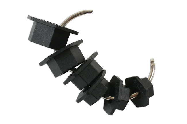 Laser Tools 7463 Non Marring Socket/Wrench Insert Set 6pc