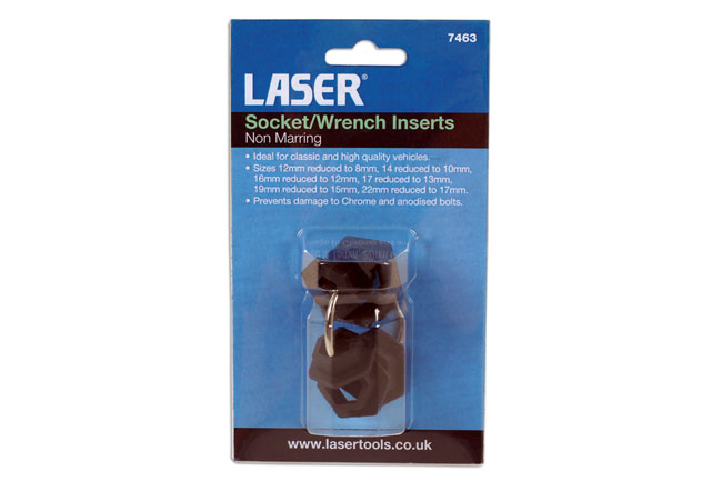 Laser Tools 7463 Non Marring Socket/Wrench Insert Set 6pc