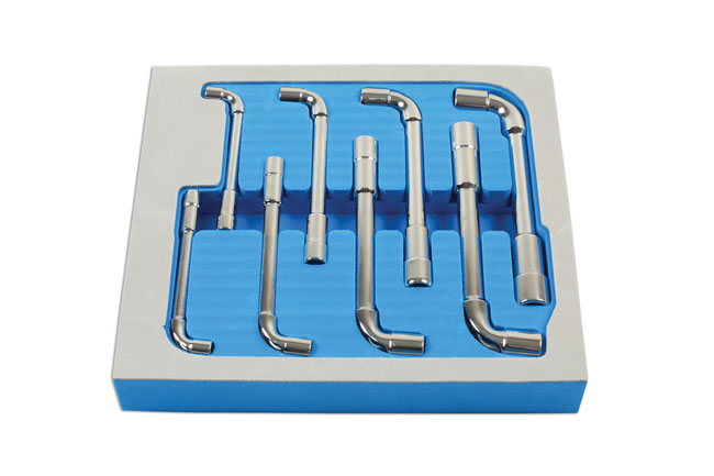 Laser Tools 7506 Go Thru Angled Socket Spanner Set 8pc