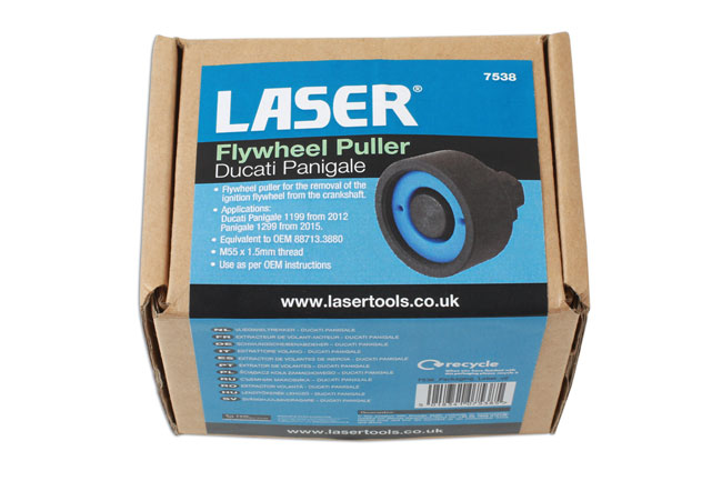 Laser Tools 7538 Flywheel Puller - for Ducati Panigale M55