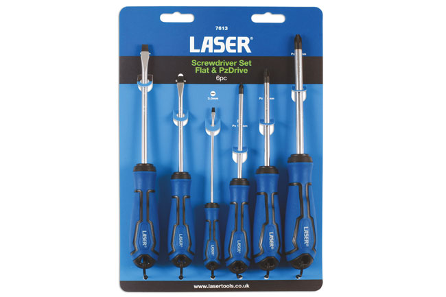 Laser Tools 7613 Screwdriver Set 6pc