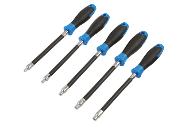 Laser Tools 7616 E-Socket Flexi Driver Set 5pc