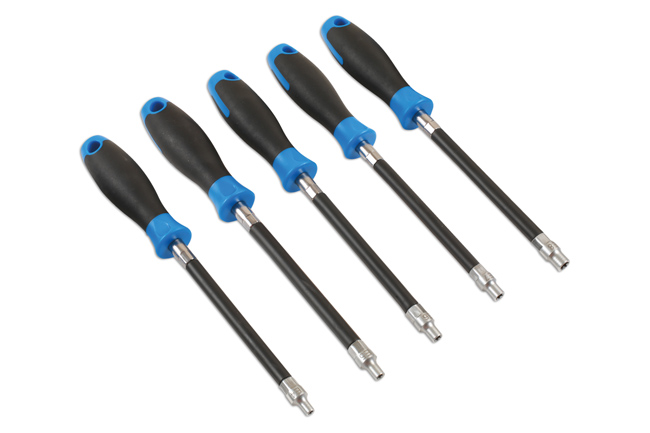 Laser Tools 7616 E-Socket Flexi Driver Set 5pc