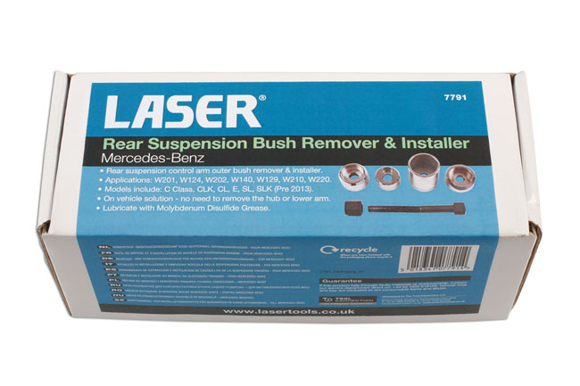 Laser Tools 7791 Rear Suspension Bush Remover & Installer - for Mercedes-Benz