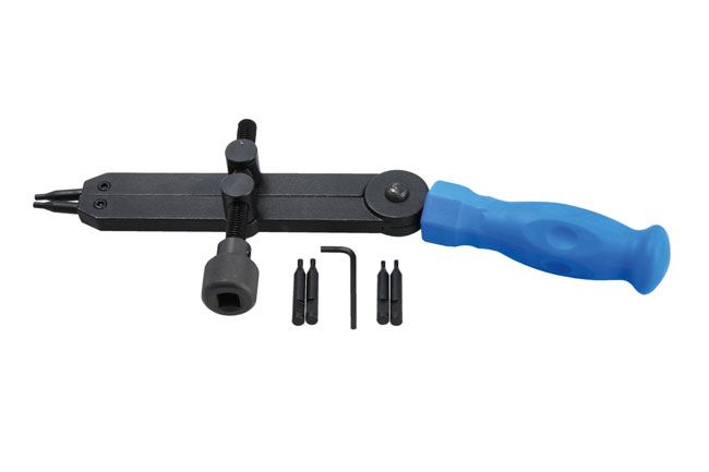 Universal locking ring circlip pliers