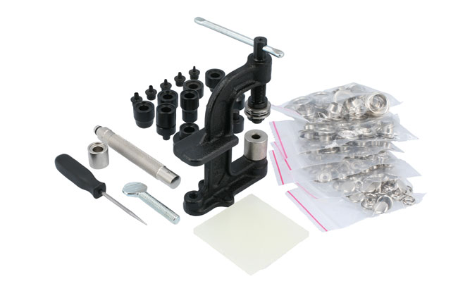 Laser Tools 7882 Grommet, Eyelet & Popper Fitting Kit