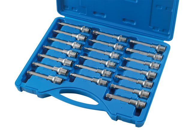 Laser Tools 8048 Ball End Socket Bit Set 1/2"D 20pc