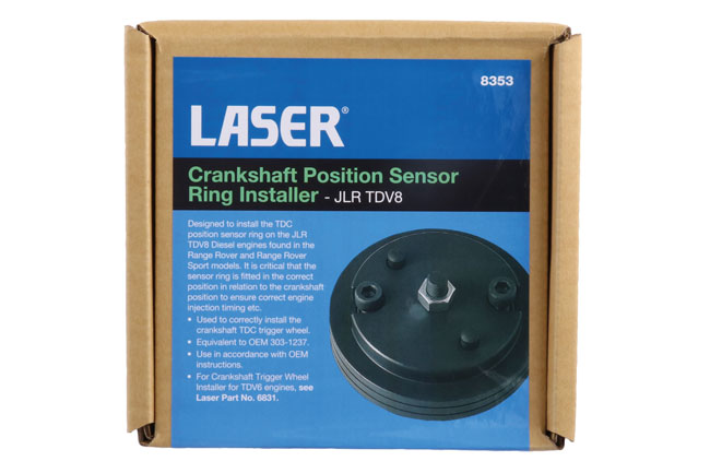 Laser Tools 8353 Crankshaft Position Sensor Ring Installer - for JLR TDV8